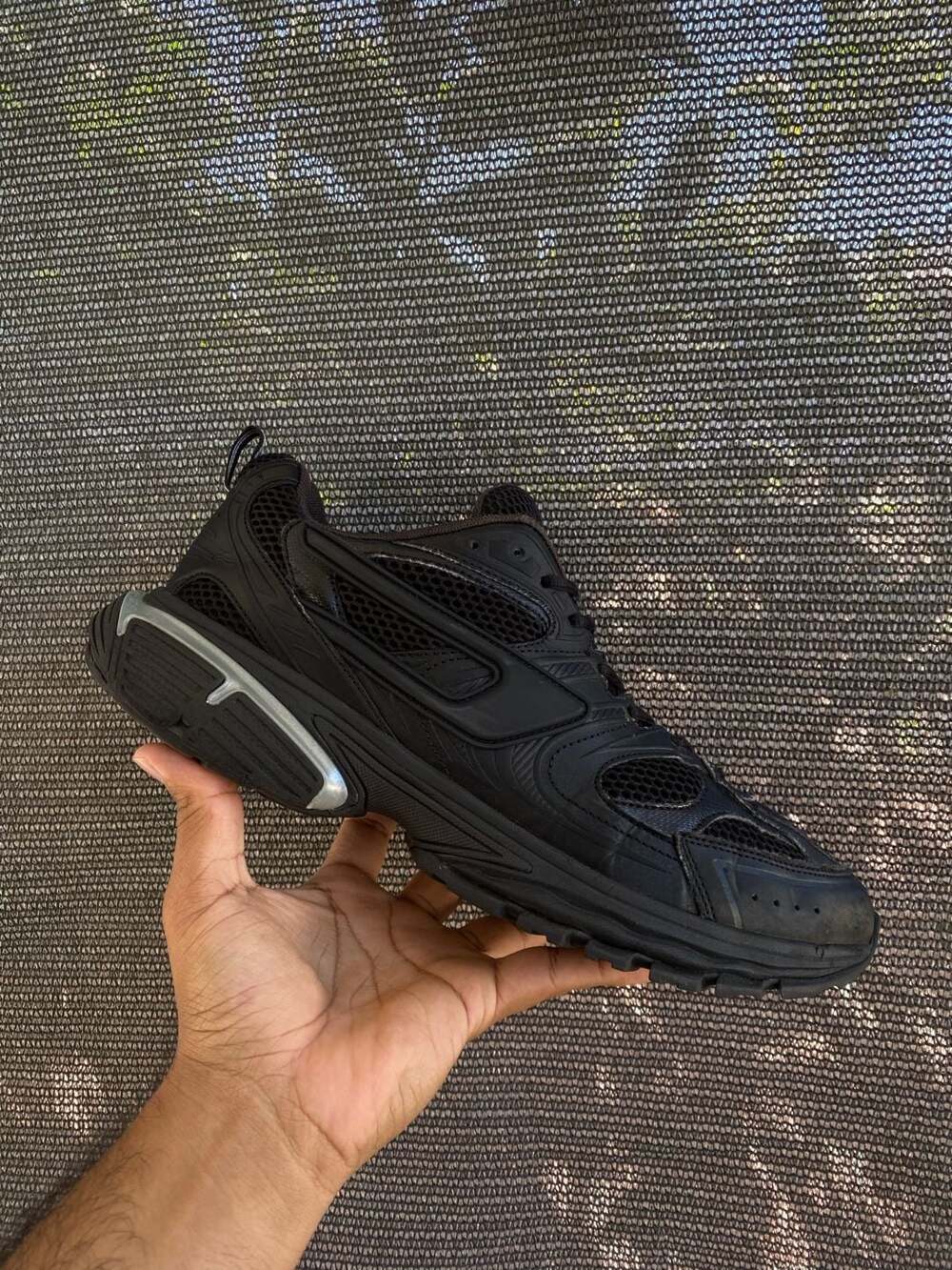 Diesel S-Serendipity Pro-X1 Black Mesh Panel Sneakers